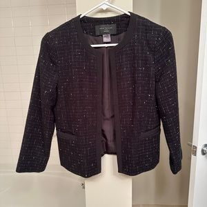 Ann Taylor Tweed Blazer Jacket